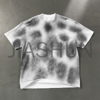 Heavyweight Acid Wash Distressed T-Shirt
