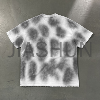Heavyweight Acid Wash Distressed T-Shirt