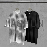 Heavyweight Acid Wash Distressed T-Shirt