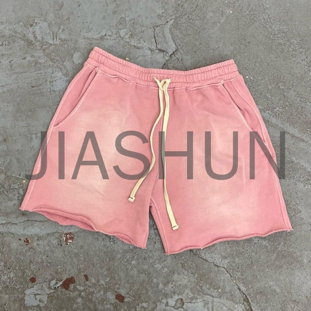 Vintage Wash Drawstring Shorts