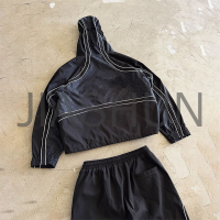 Nylon 3M Reflective Tracksuit Set