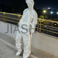 3M Reflective Nylon Tracksuit Set
