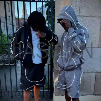 3M Reflective Nylon Tracksuit Set