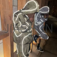 3M Reflective Nylon Tracksuit Set