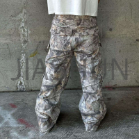 100% Cotton Digital Print Camo Multi-Pocket Sweatpants