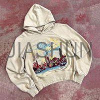 Custom Hoodie · Vintage wash · Screen print