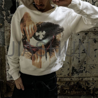 French Terry Regular Fit Hoodie with DTG Print