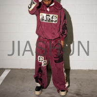 Custom Hoodie Set · Vintage wash · DTG print