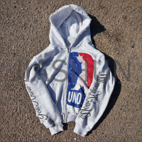 Sun Faded Vintage Heavyweight Cotton Hoodie DTG Graphic