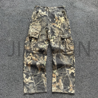 Custom Oversized Camo Streetwear Pants · DTG print