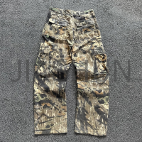 Custom Oversized Camo Streetwear Pants · DTG print