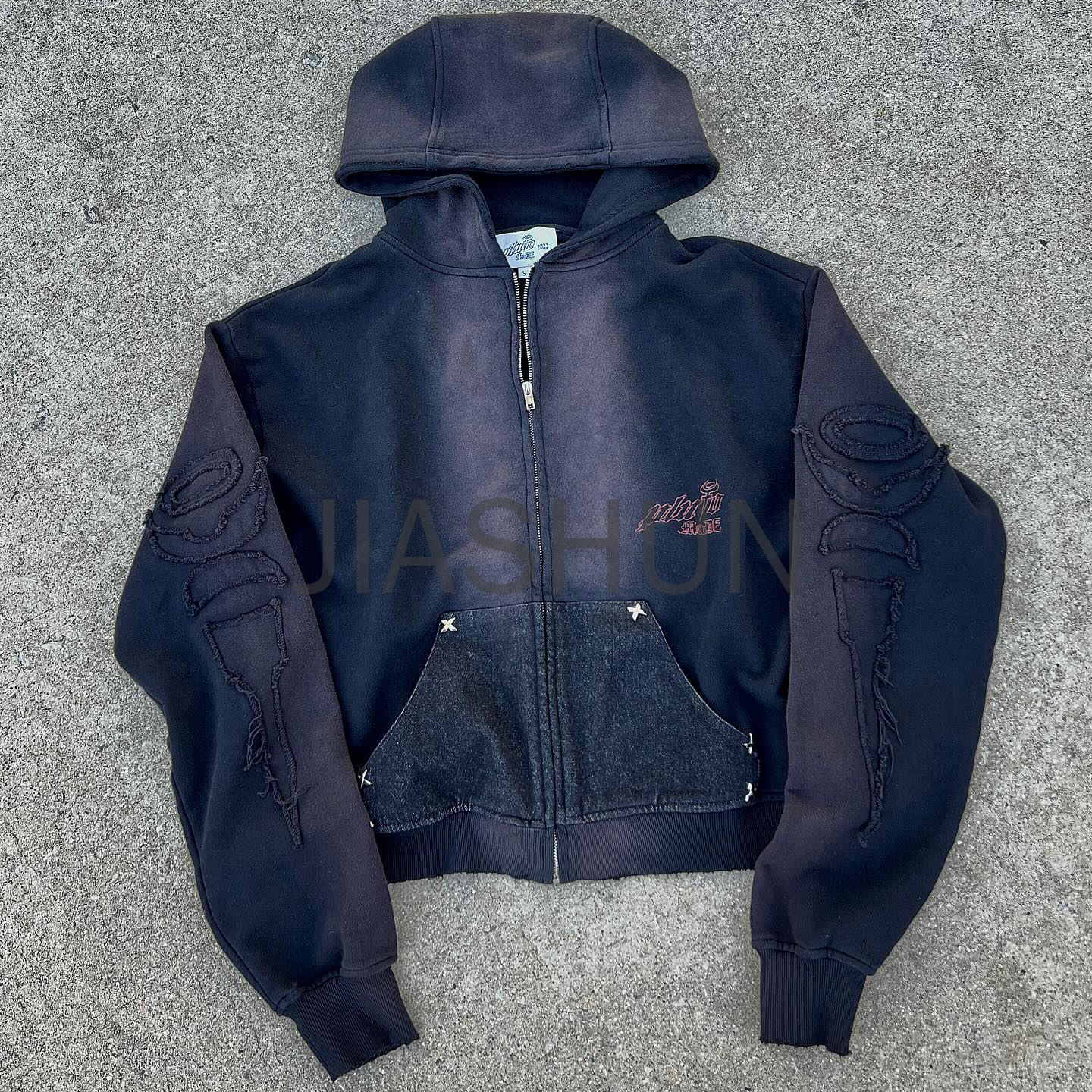 Custom Hoodie · 450 gsm · Vintage wash