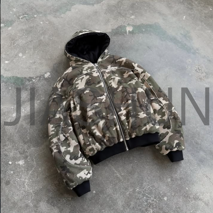 Custom Camo Reversible Padded Jacket