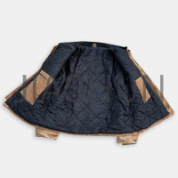 Letterman Quilted Lined Work Jacket