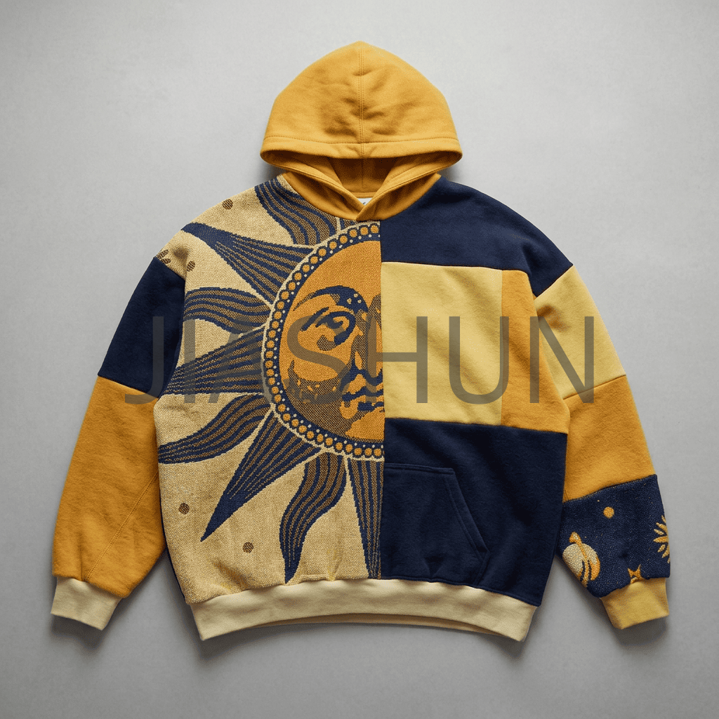 Custom Color-block Hoodie · 500 gsm