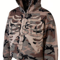 Custom Oversized Camo Hoodie · 500 gsm