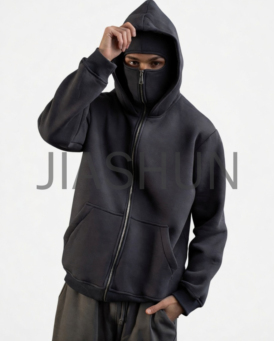 Custom Oversized Zip-Up Hoodie · 460 gsm