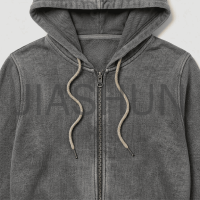 Custom Crop Vintage Hoodie · 500 gsm