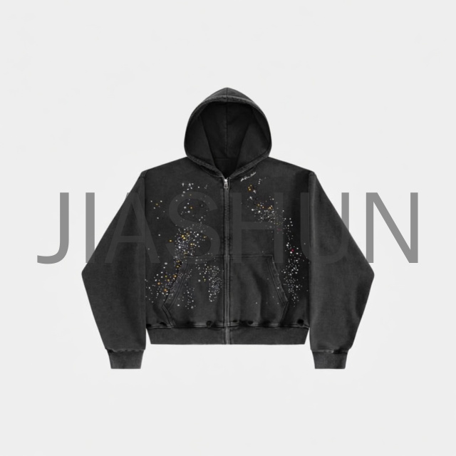 Custom Oversized Zip-Up Hoodie