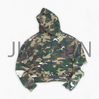 Custom Oversized Camo Hoodie · 440 gsm