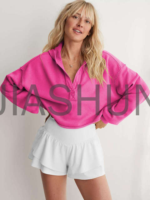 Custom Crop Oversized Hoodie