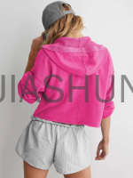 Custom Crop Oversized Hoodie · 500 gsm