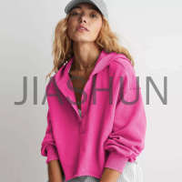 Custom Crop Oversized Hoodie · 500 gsm