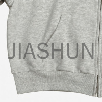 100% Cotton Zipper Cropped Heavyweight Men's Hoodies