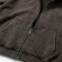 Custom Crop Vintage Hoodie · 450 gsm