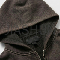 Custom Crop Vintage Hoodie · 450 gsm