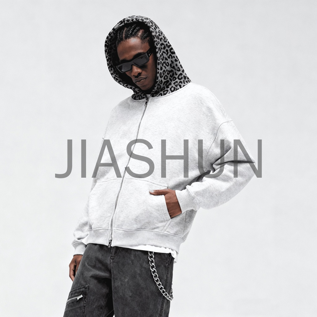 Custom Oversized Zip-Up Hoodie · 450 gsm