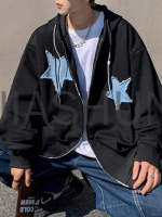 Custom Oversized Hooded Denim Jacket · 360 gsm