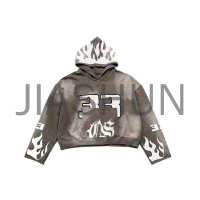 Custom Oversized Hooded Streetwear Jacket · 350 gsm · Vintage wash