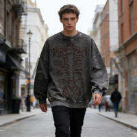 Custom Oversized Vintage Sweatshirt · 320 gsm · Vintage wash