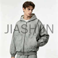 Custom Oversized Hooded Streetwear Jacket · 410 gsm