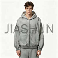 Custom Oversized Hooded Streetwear Jacket · 410 gsm