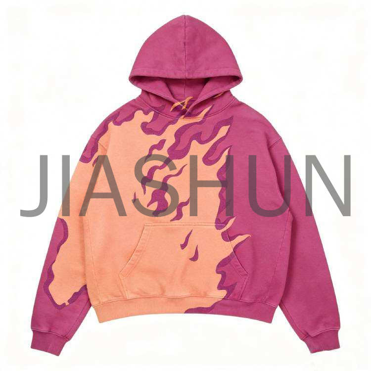 Custom Crop Oversized Hoodie · 360 gsm