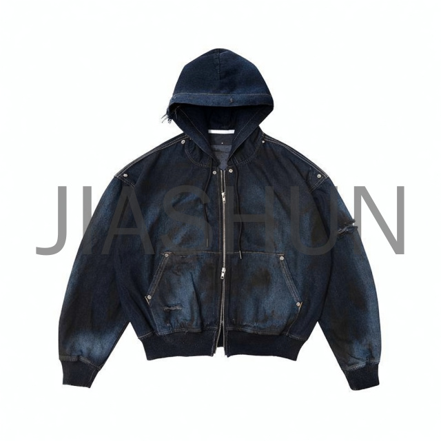 Custom Oversized Vintage Denim Jacket