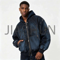Custom Oversized Vintage Denim Jacket · 360 gsm