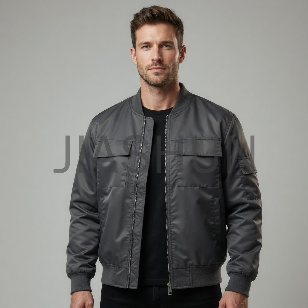 Men’s Cargo Bomber Jacket / MA‑1 Flight Jacket