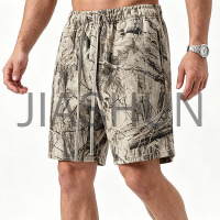 New Arrival Camo Men Elastic Drawstring Casual Sports Shorts