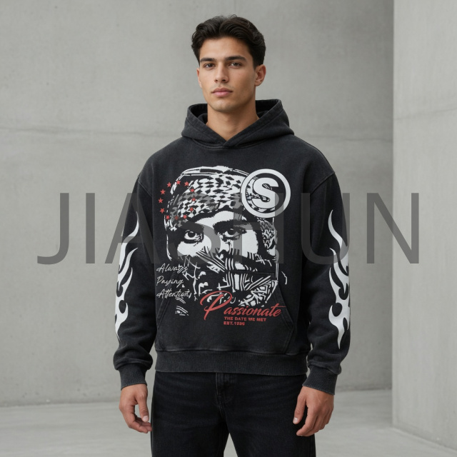 Graphic Print Hoodie