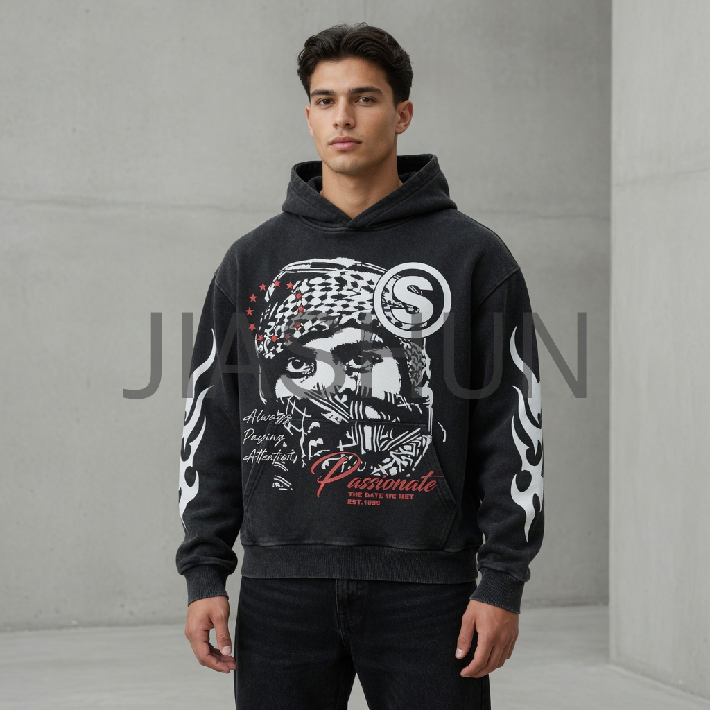 Graphic Print Hoodie