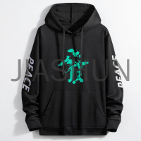 Graffiti Graphic Print Pullover Hoodie