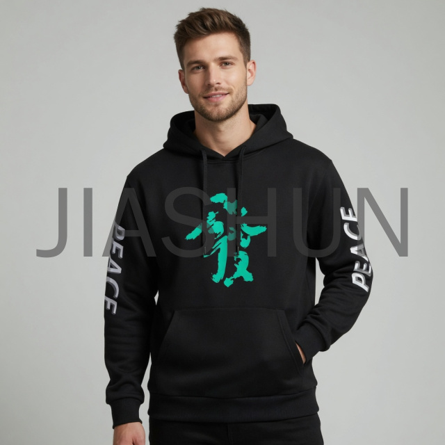 Graffiti Graphic Print Pullover Hoodie