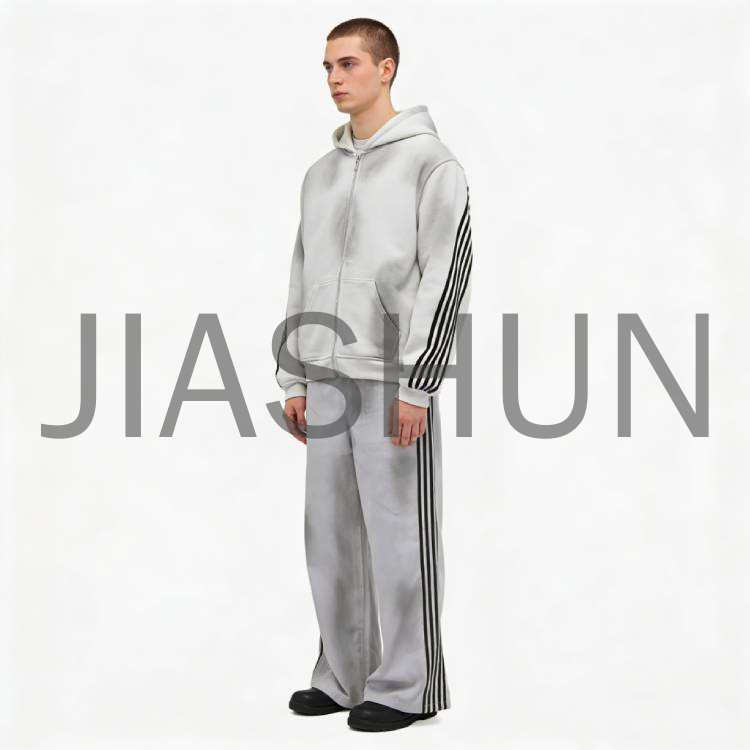 Custom Zip-Up Hoodie Set · 410 gsm