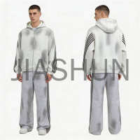 Custom Zip-Up Hoodie Set · 410 gsm