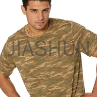 Custom Camo Lightweight Graphic T-Shirt · 320 gsm