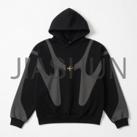 Color Block Paneled Hoodie