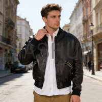 Custom Vintage Varsity Jacket · 100 gsm